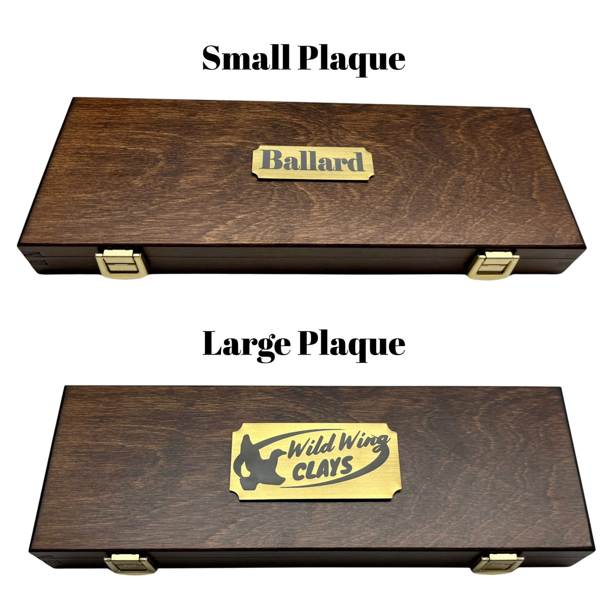 Cleaning Kit w/Snap Caps 12ga or 20ga in Walnut Wood Box - MEDIUM