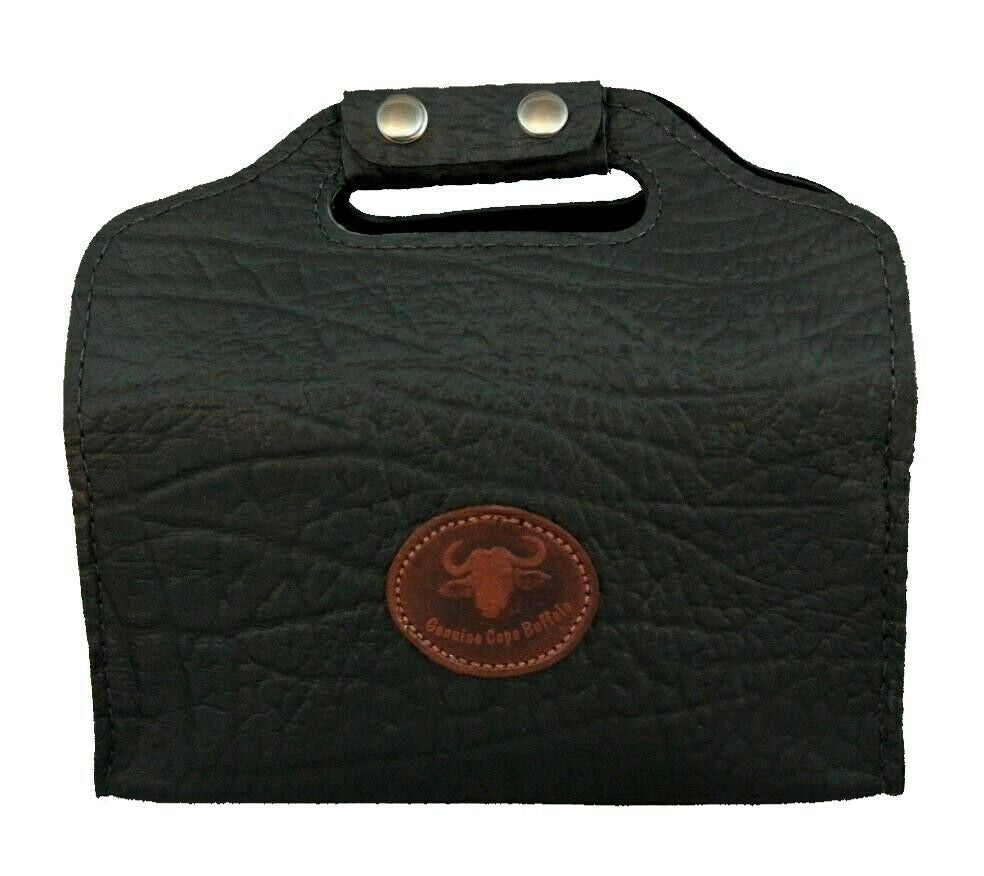 Cape Buffalo Hide 4 Box Shot Shell Carrier - Brown or Black