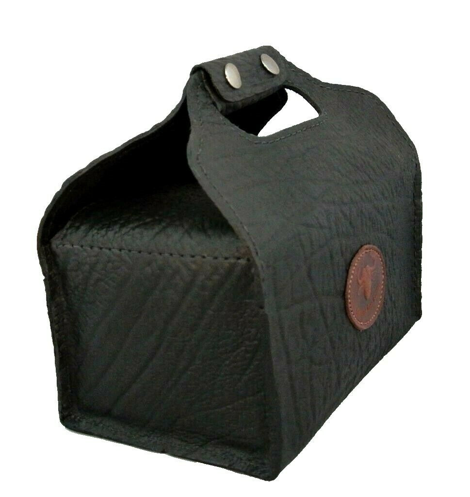Cape Buffalo Hide 4 Box Shot Shell Carrier - Brown or Black