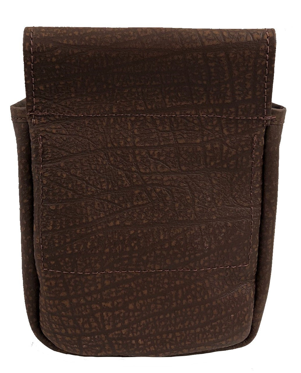 Buffalo Hide Shotgun Shell Pouch - Single or Double - Brown or Black