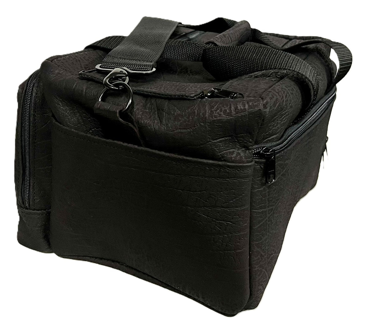 Cape Buffalo Hide Safari / Hunting / Shooting Range Bag - Black