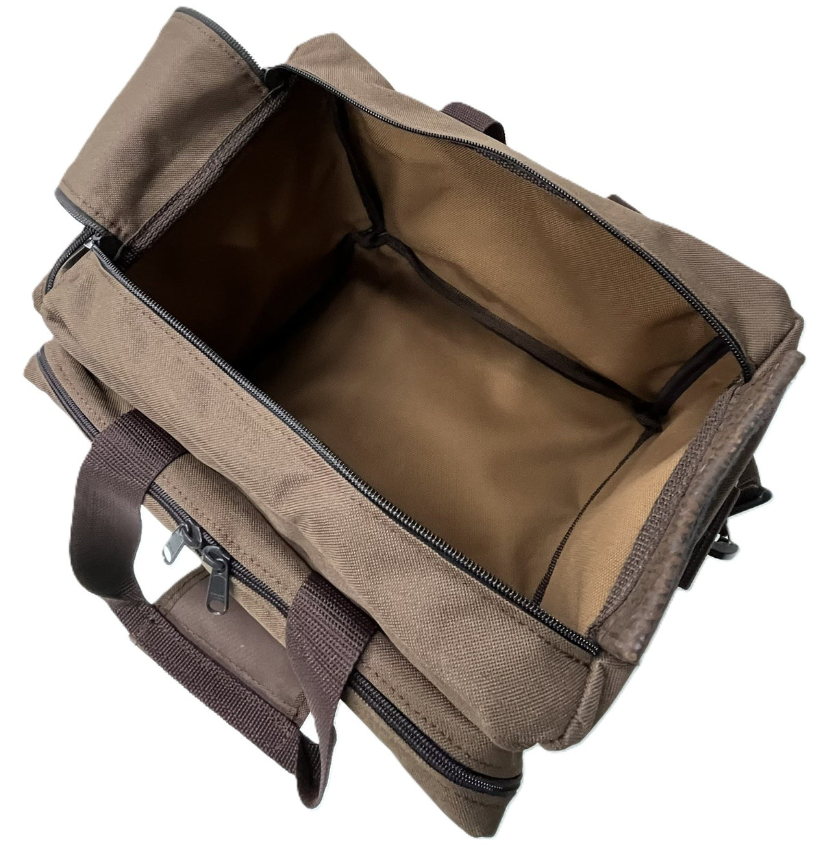 Cape Buffalo Hide & Canvas Safari / Hunting / Shooting Range Bag