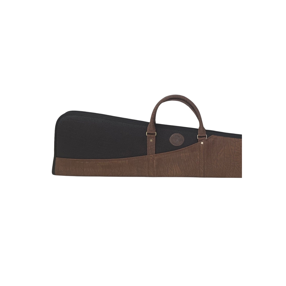 Buffalo Hide Shotgun Case w/Shoulder Strap Black/Brown 50" / 52" / 54"