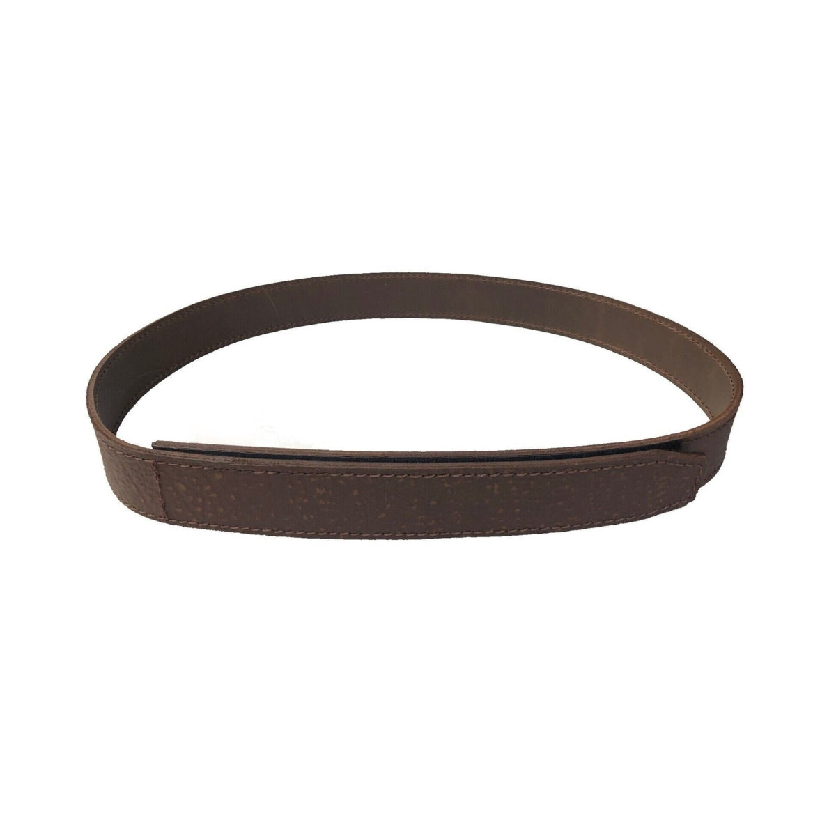 Cape Buffalo Hide NO BUCKLE belt - 1 1/2" - Brown or Black