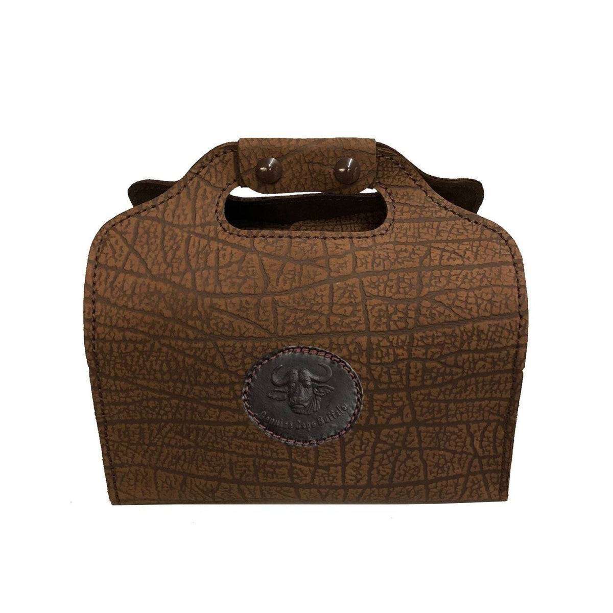 Cape Buffalo Hide 4 Box Shot Shell Carrier - Brown or Black