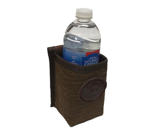 Cape Buffalo Hide Water Bottle Holder
