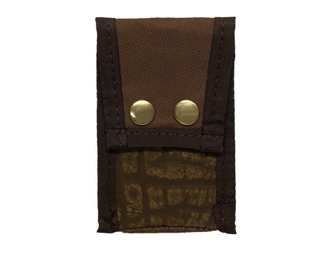 Cape Buffalo Hide Water Bottle Holder