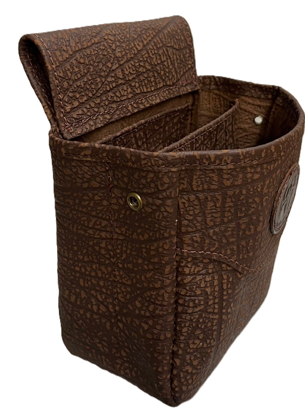 Buffalo Hide Shotgun Shell Pouch Midi - Single or Double - Brown or Black