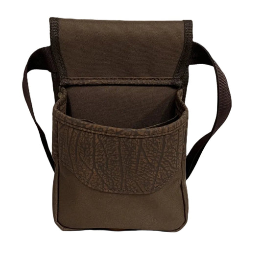 Buffalo & Canvas Shotgun Shell Pouch - Midi Double