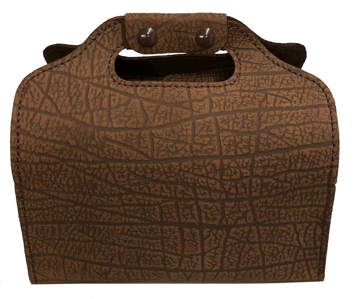 Cape Buffalo Hide 4 Box Shot Shell Carrier - Brown or Black