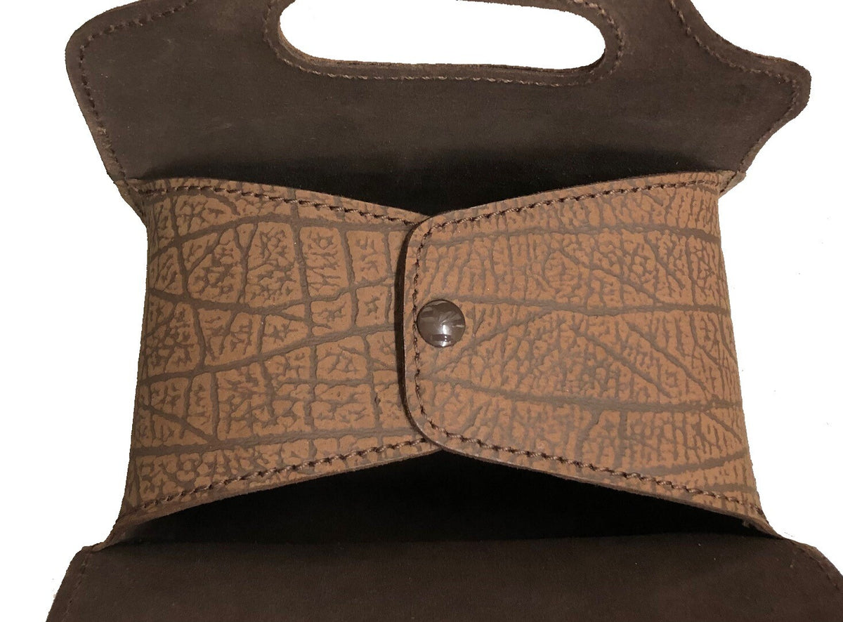Cape Buffalo Hide 4 Box Shot Shell Carrier - Brown or Black
