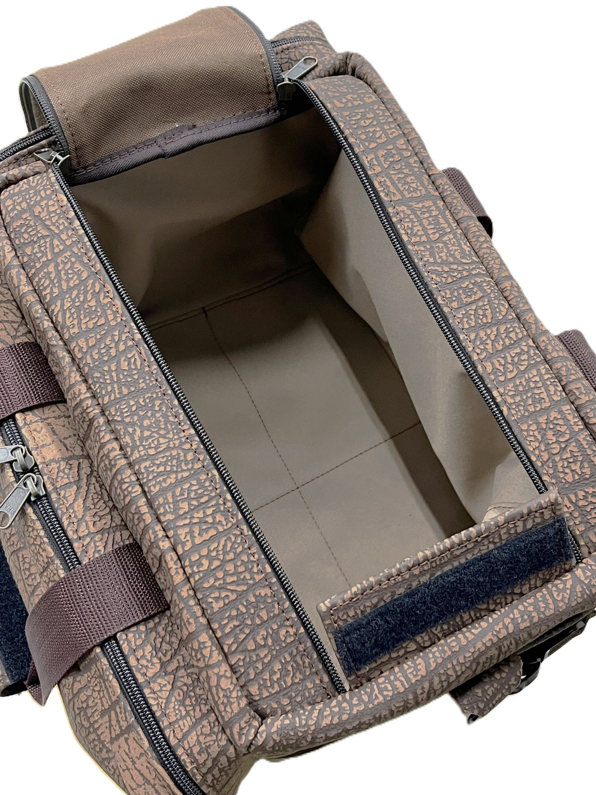 Cape Buffalo Hide Safari / Hunting / Shooting Range Bag - Brown