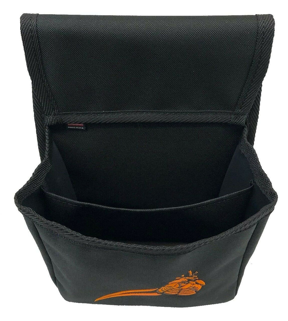 Canvas Shotgun Shell Pouch with Broken Clay Design