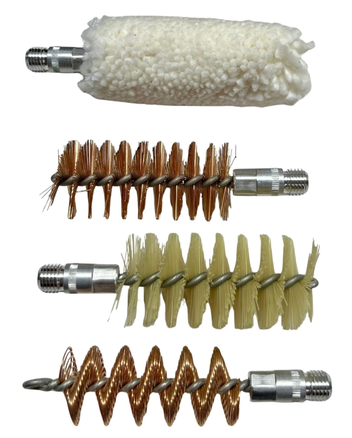 Cleaning Kit w/Snap Caps 12ga or 20ga in Walnut Wood Box - MEDIUM