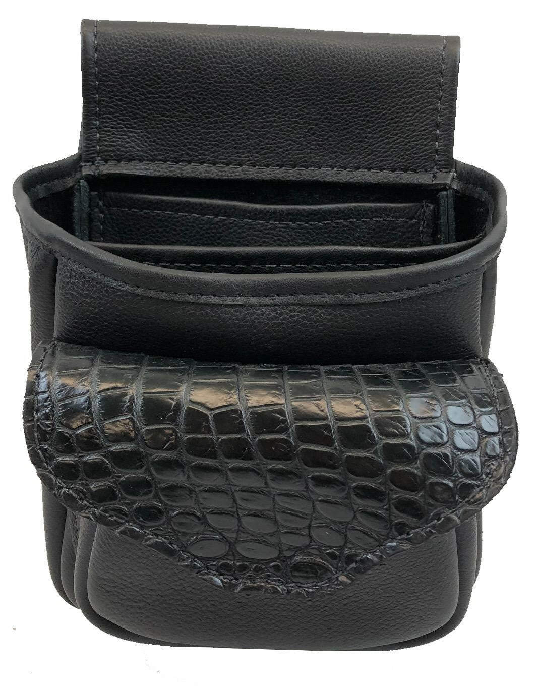 Crocodile Belly Skin & Leather - Deluxe Style Brown or Black