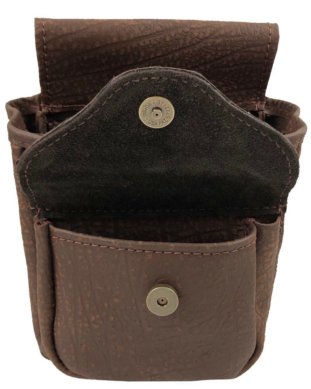 Crocodile Hornback Skin & Buffalo Hide - Deluxe Style Brown or Black