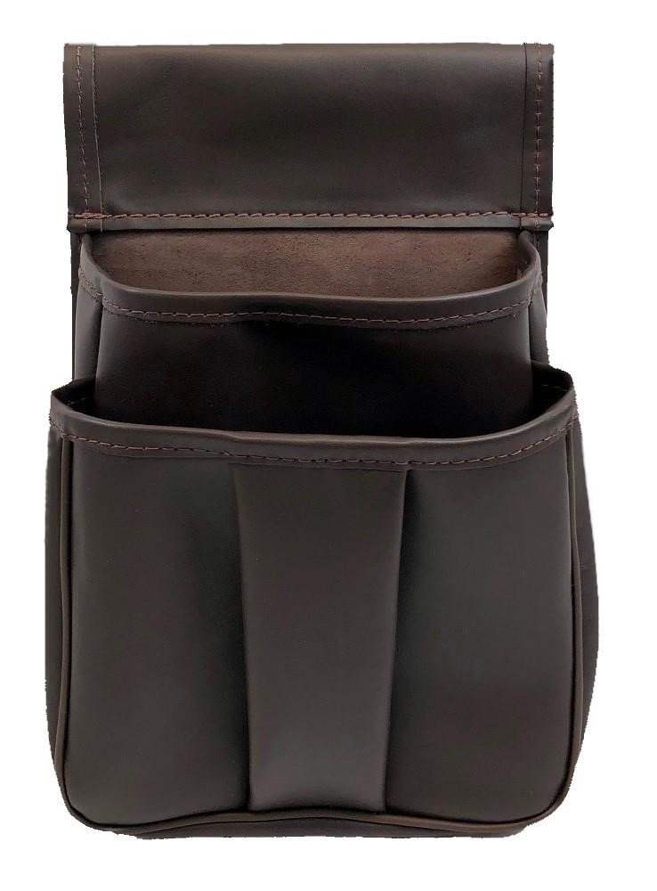 Leather Shotgun Shell Pouch - Texas Style