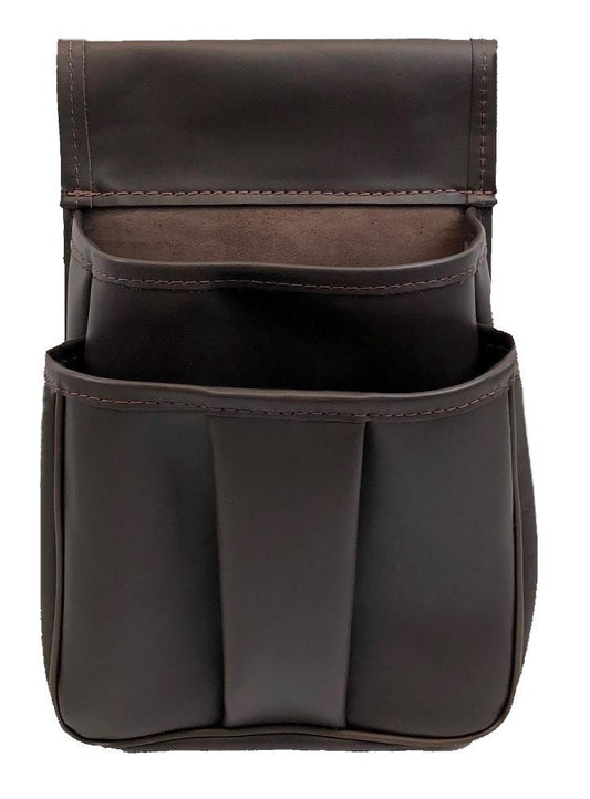 Leather Shotgun Shell Pouch - Texas Style