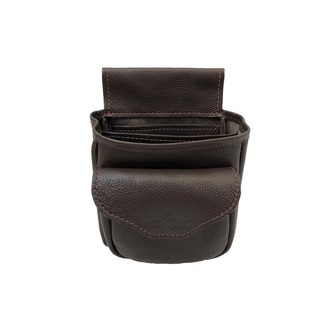 Leather Shotgun Shell Pouch - Deluxe Style