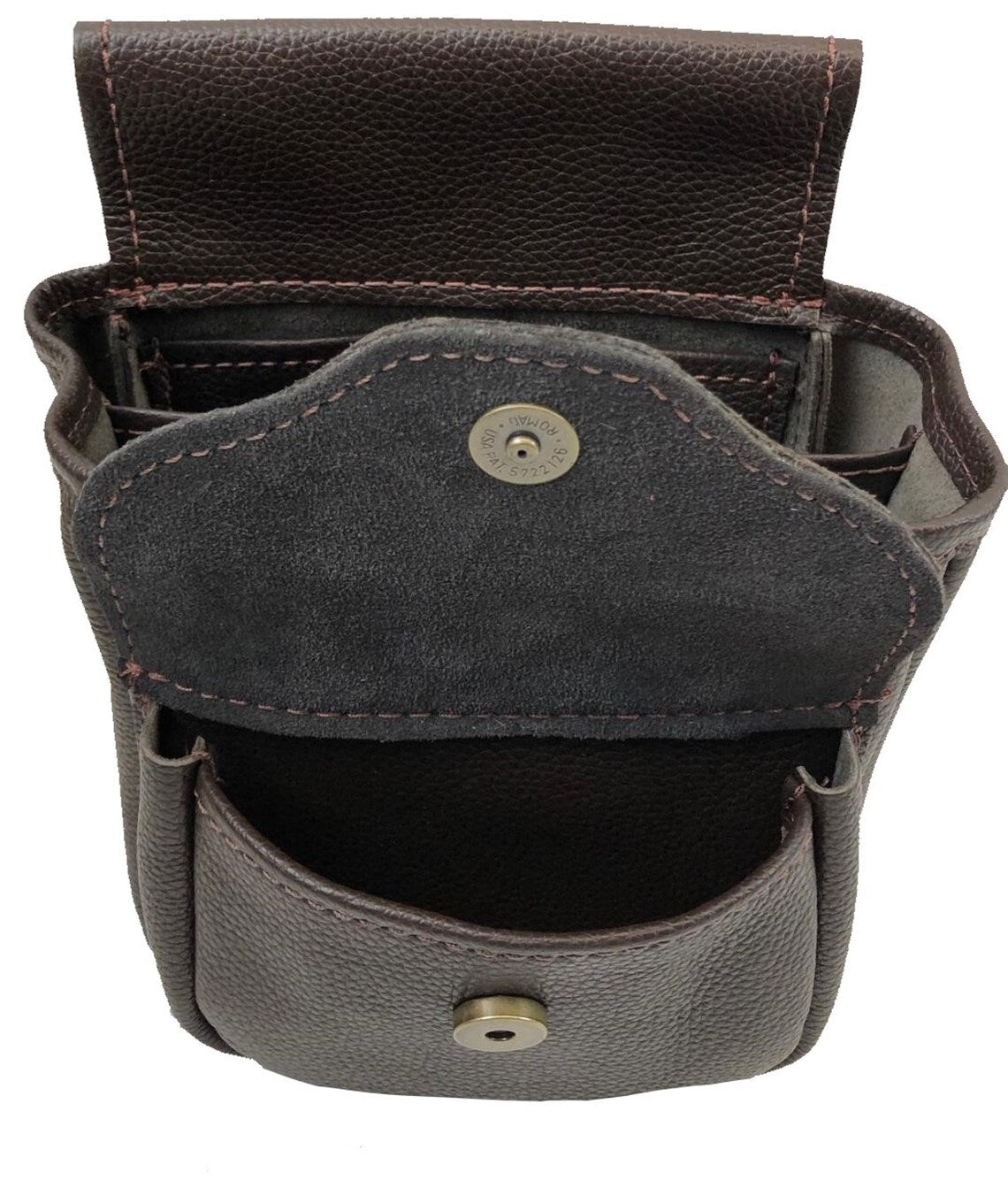 Leather Shotgun Shell Pouch - Deluxe Style