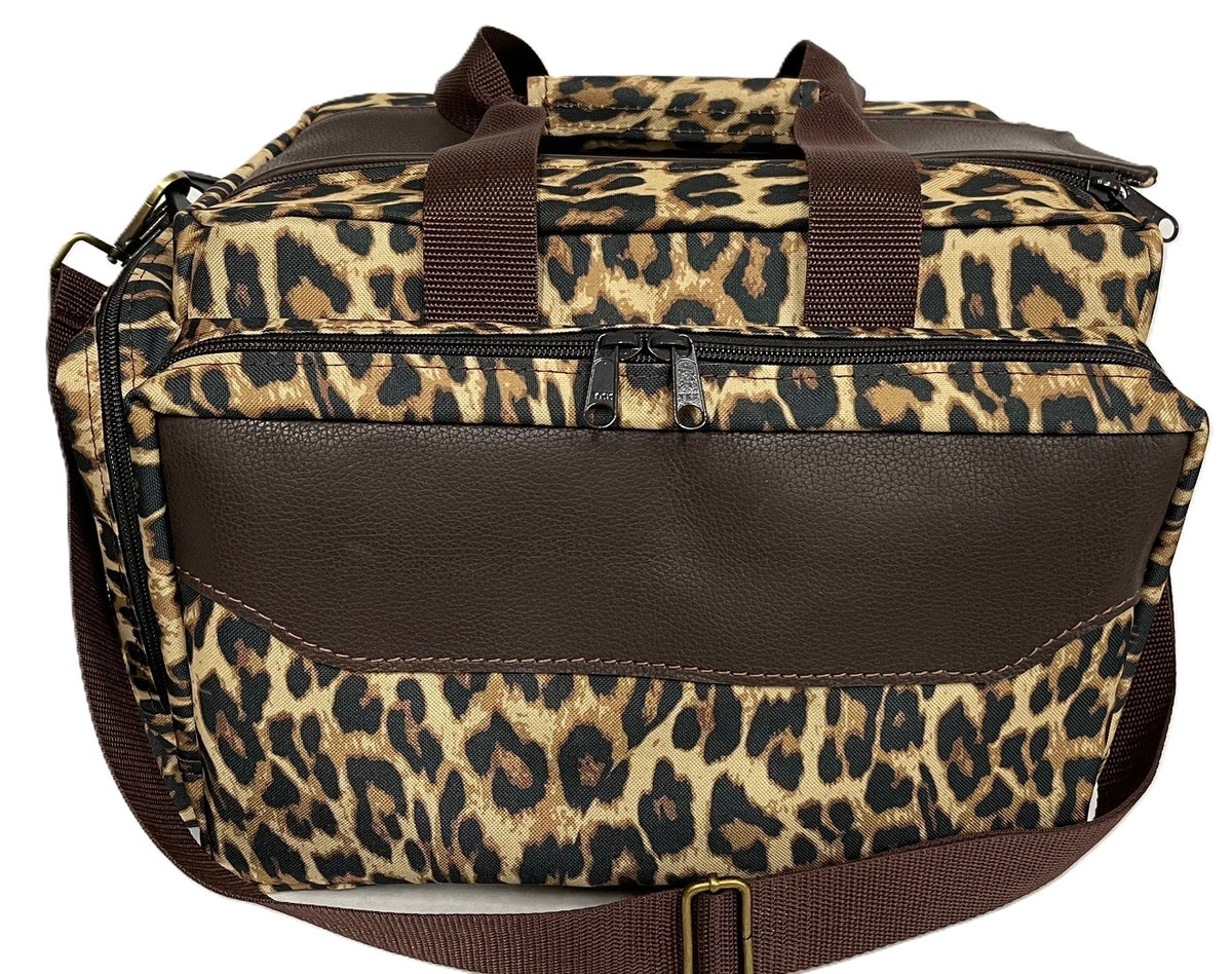 Canvas & Leather Safari / Hunting / Shooting Range Bag - Various Patterns