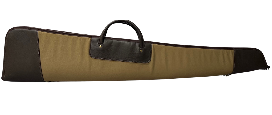 Leather & Canvas Shotgun Case w/Shoulder Strap 50" / 52" / 54"