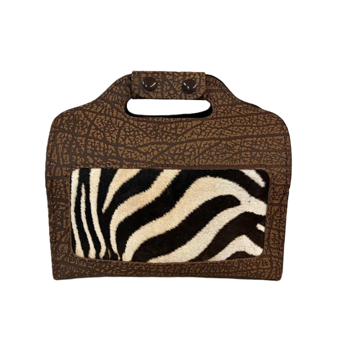 Zebra & Buffalo Hide 4 Box Shot Shell Carrier - Brown or Black